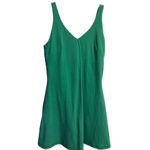 Aritzia Golden Green Sleeveless V-Neck Tank Top S